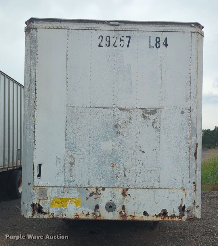 image for item EQ2076 1968 Kentucky trailer  dry van trailer