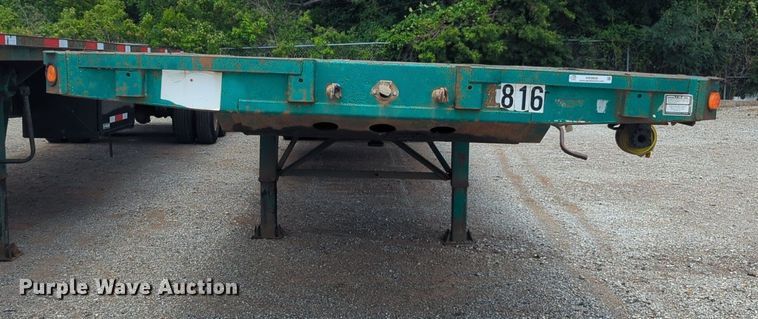 image for item NW9666 1993 Fontaine FTW-5-8048SLAW flatbed trailer
