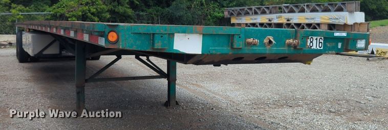 image for item NW9666 1993 Fontaine FTW-5-8048SLAW flatbed trailer