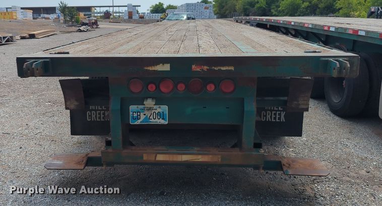 image for item NW9666 1993 Fontaine FTW-5-8048SLAW flatbed trailer