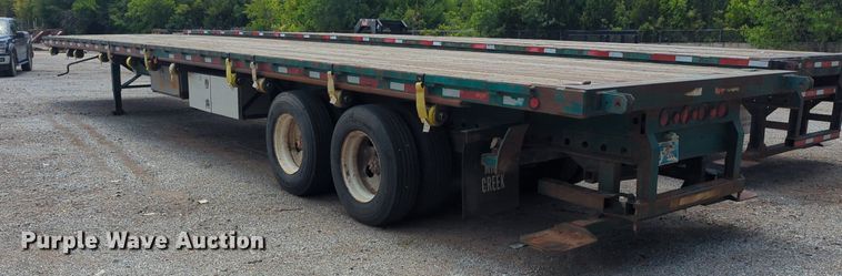image for item NW9666 1993 Fontaine FTW-5-8048SLAW flatbed trailer