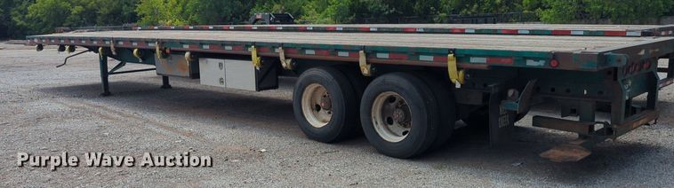 image for item NW9666 1993 Fontaine FTW-5-8048SLAW flatbed trailer