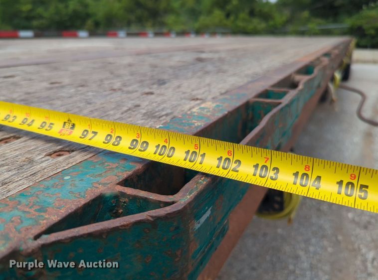 image for item NW9666 1993 Fontaine FTW-5-8048SLAW flatbed trailer