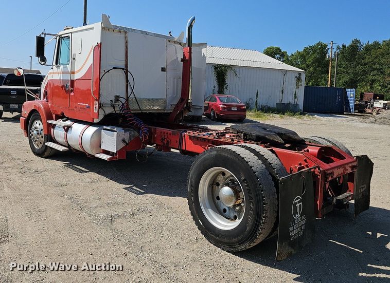 image for item NX9005 1994 White GMC  WIA semi truck