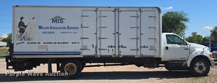 image for item OD9729 2006 Ford F650 Super Duty XL box truck
