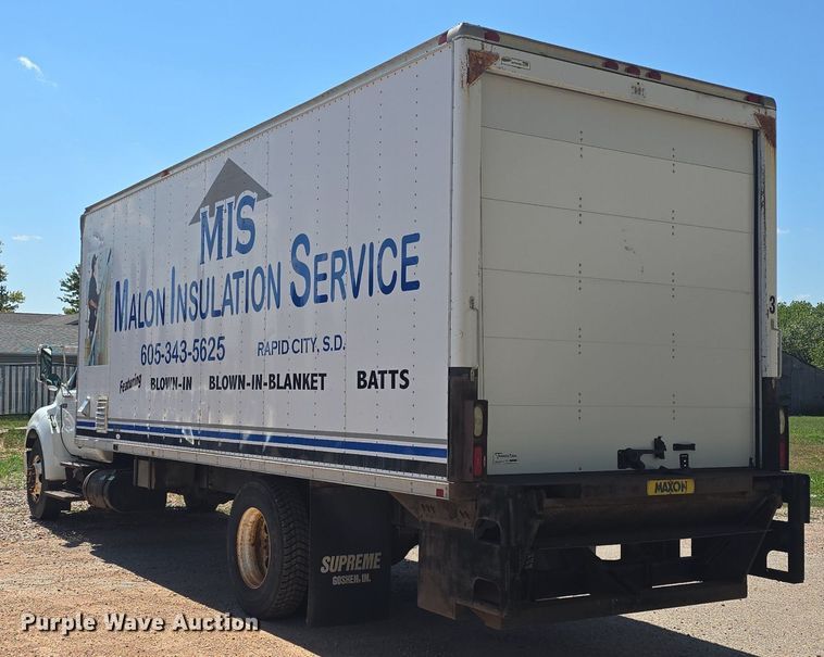 image for item OD9729 2006 Ford F650 Super Duty XL box truck
