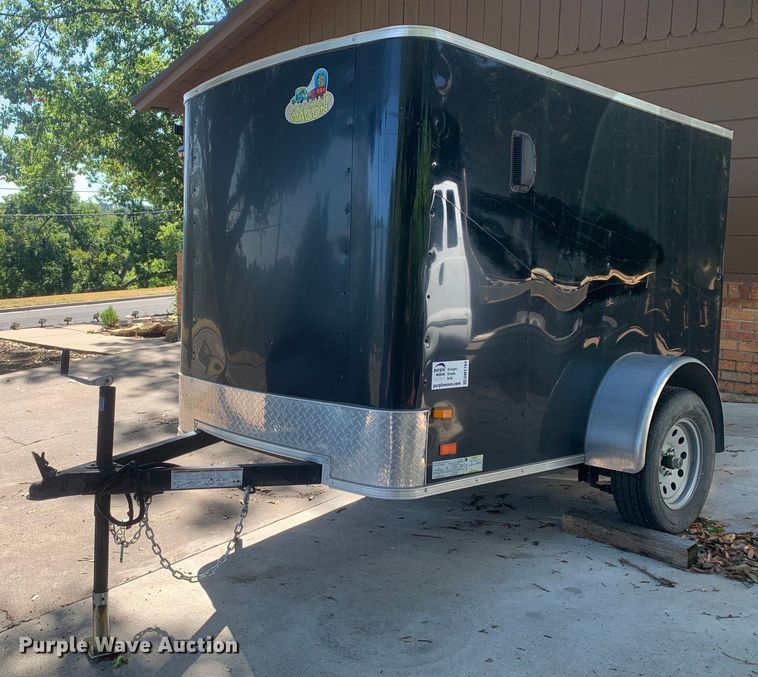 image for item DM1784 2020 Covered Wagon Trailers CW5X8SA enclosed cargo trailer