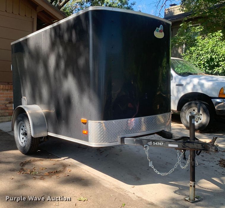 image for item DM1784 2020 Covered Wagon Trailers CW5X8SA enclosed cargo trailer