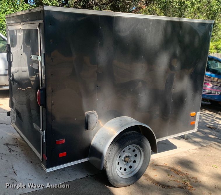 image for item DM1784 2020 Covered Wagon Trailers CW5X8SA enclosed cargo trailer