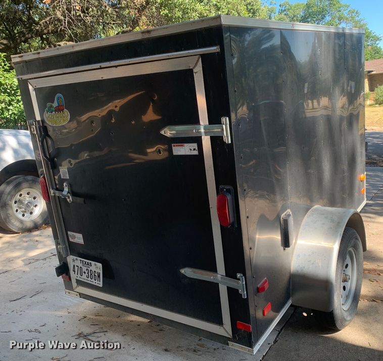 image for item DM1784 2020 Covered Wagon Trailers CW5X8SA enclosed cargo trailer