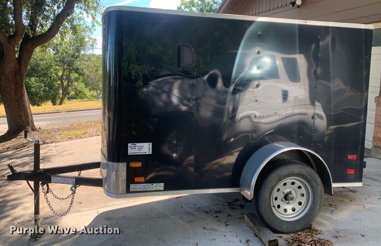 image for item DM1784 2020 Covered Wagon Trailers CW5X8SA enclosed cargo trailer