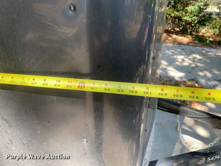 image for item DM1784 2020 Covered Wagon Trailers CW5X8SA enclosed cargo trailer