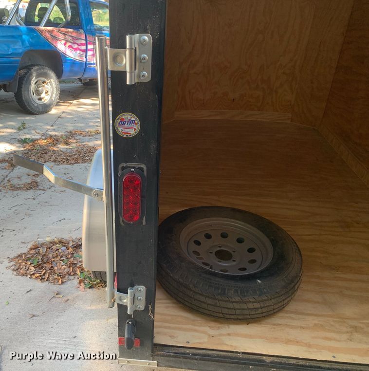 image for item DM1784 2020 Covered Wagon Trailers CW5X8SA enclosed cargo trailer