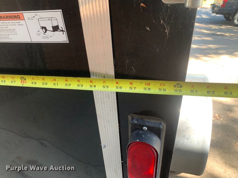 image for item DM1784 2020 Covered Wagon Trailers CW5X8SA enclosed cargo trailer