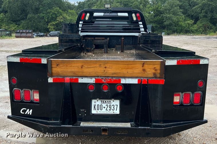 image for item DO2494 2011 Dodge Ram 5500HD Crew Cab flatbed truck