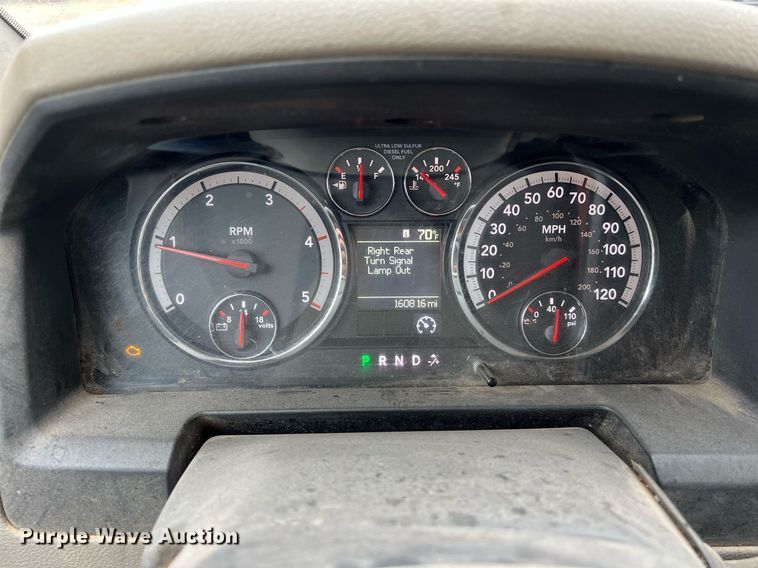 image for item DO2494 2011 Dodge Ram 5500HD Crew Cab flatbed truck