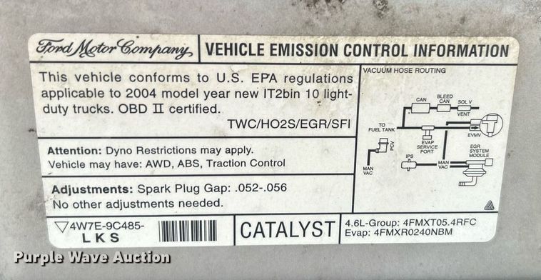 image for item DO7459 2004 Ford F150 SuperCab pickup truck