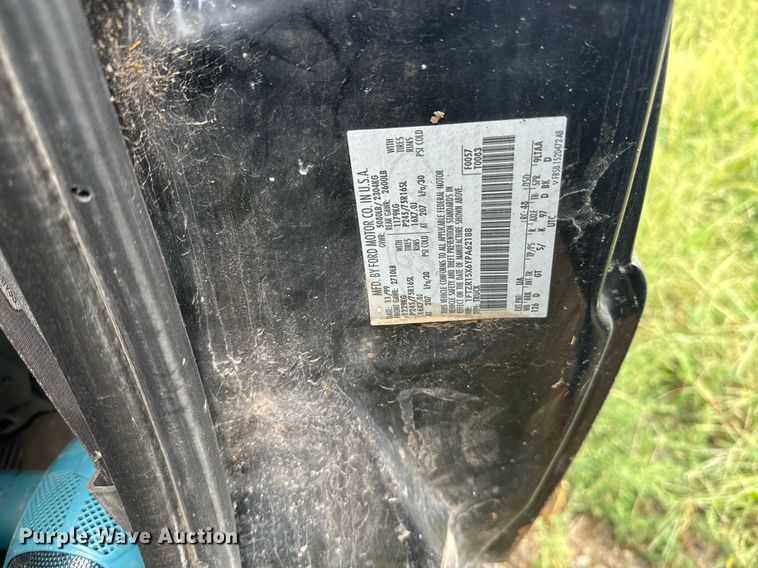 image for item DQ4381 2000 Ford Ranger XLT SuperCab pickup truck