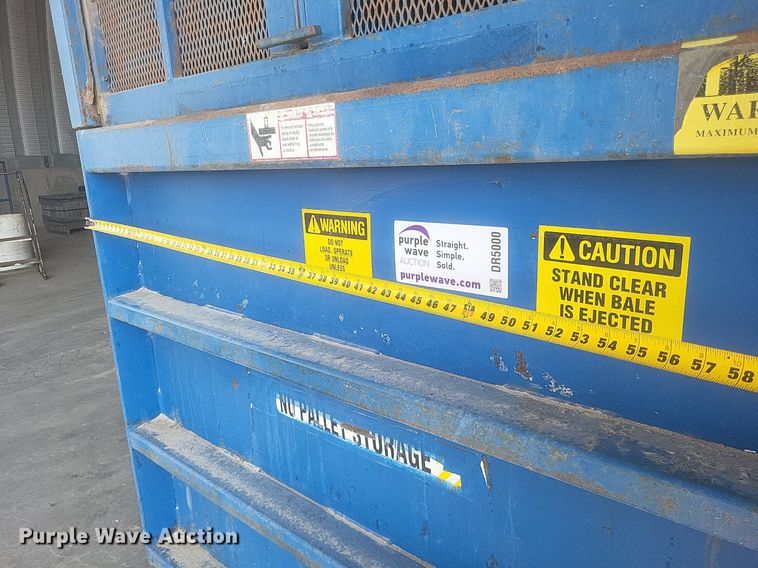 image for item DR5000 1997 Cram-a-lot 60-DB-LU vertical material baler