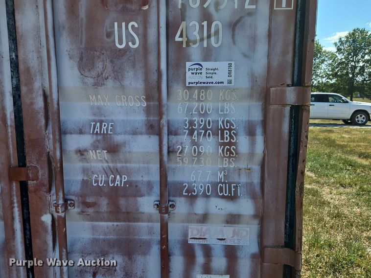 image for item DR8760 Hyundai HD-1AA-1130 shipping container