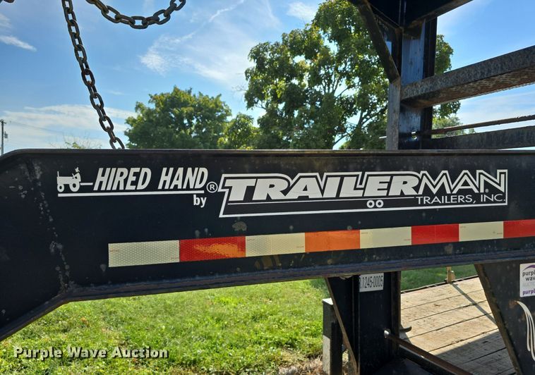 image for item DS4765 2015 Trailerman Trailers Inc. HHG8205R20 equipment trailer