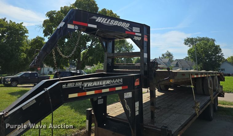 image for item DS4766 2011 Hillsboro Industries 725-TD-BT equipment trailer