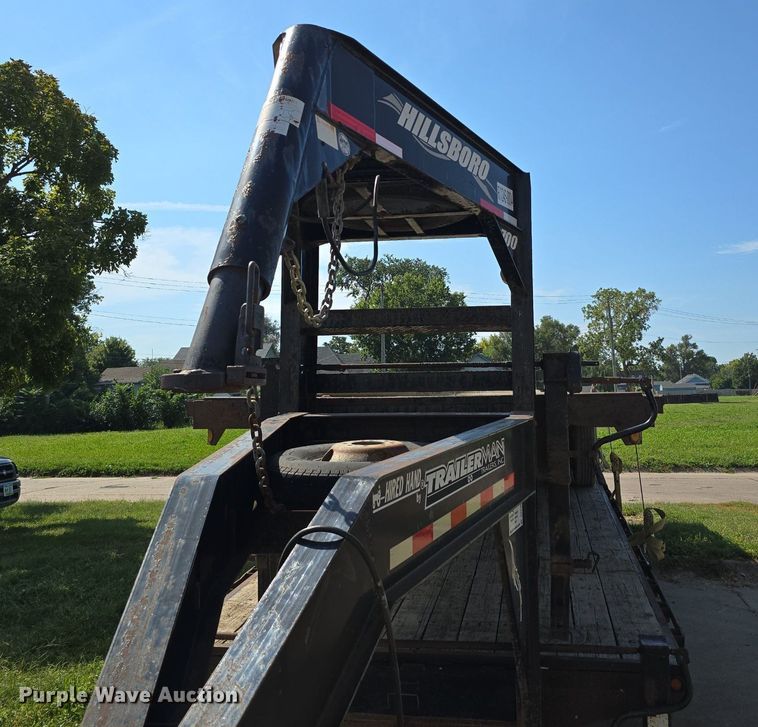 image for item DS4766 2011 Hillsboro Industries 725-TD-BT equipment trailer
