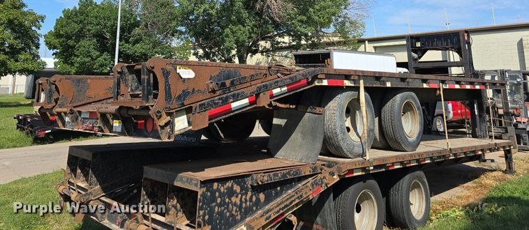 image for item DS4766 2011 Hillsboro Industries 725-TD-BT equipment trailer