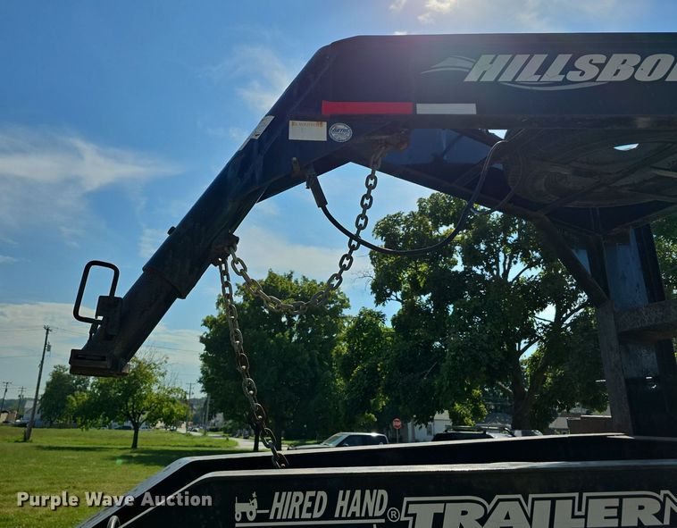 image for item DS4766 2011 Hillsboro Industries 725-TD-BT equipment trailer