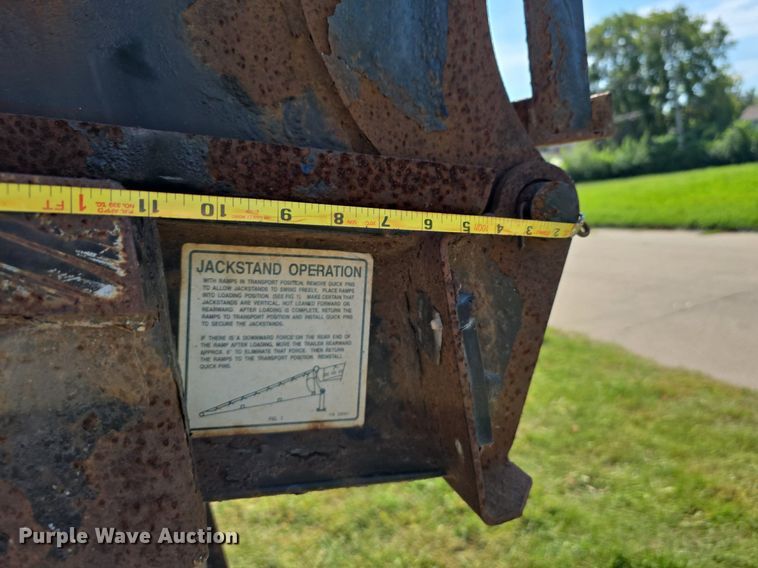 image for item DS4766 2011 Hillsboro Industries 725-TD-BT equipment trailer