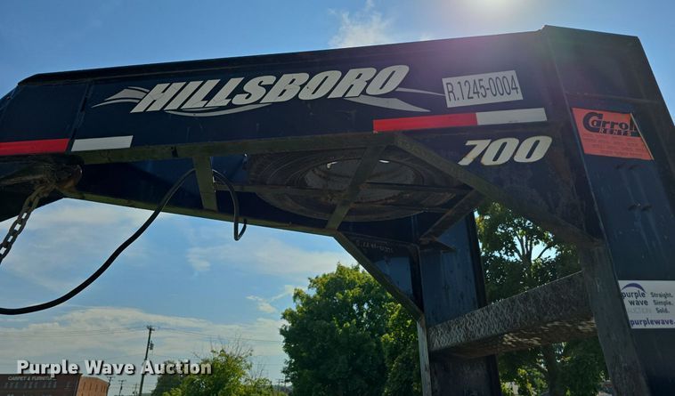 image for item DS4766 2011 Hillsboro Industries 725-TD-BT equipment trailer