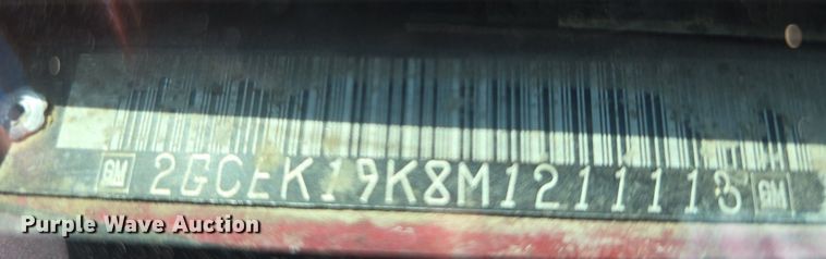 image for item DS4783 1991 Chevrolet K1500 Ext. Cab pickup truck