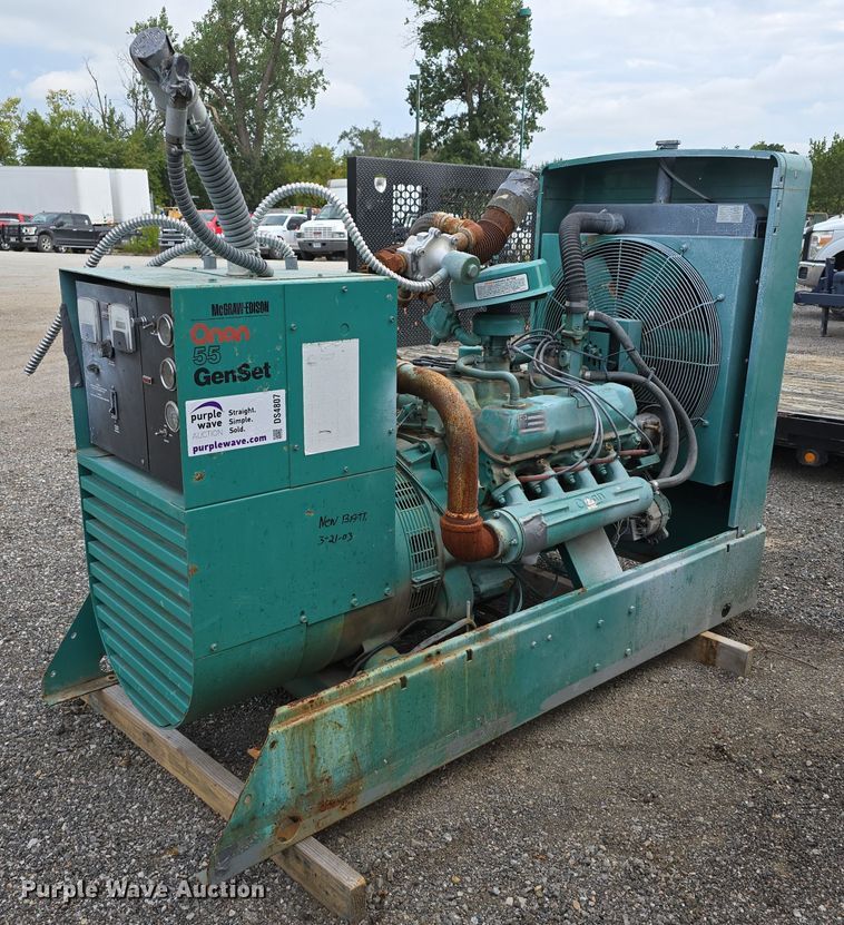 image for item DS4807 McGraw-Edison Onan GenSet 55.0EN-15R/1933D  generator