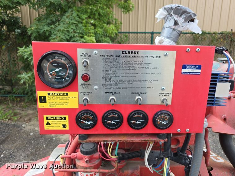 image for item DS4808 Clarke JU4HUF20 pump