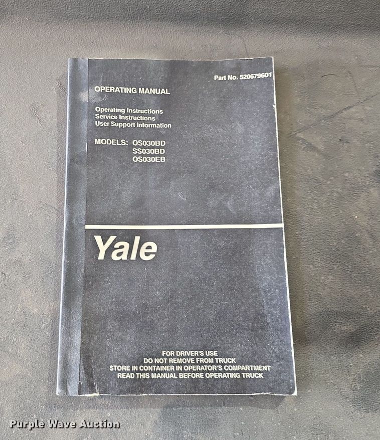 image for item DS4838 Yale 0S030EBN24TE089 order picker