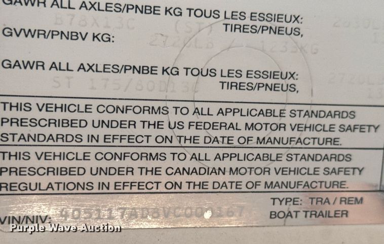 image for item DS7547 1997 Bayliner 1750LS  boat