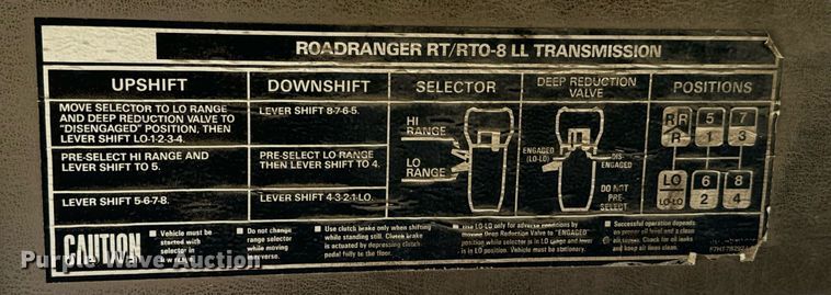 image for item DX1130 2005 Sterling L9500 flatbed truck