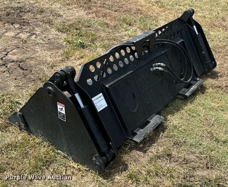 image for item DX1197 JCT Attachments four-in-one skid steer bucket