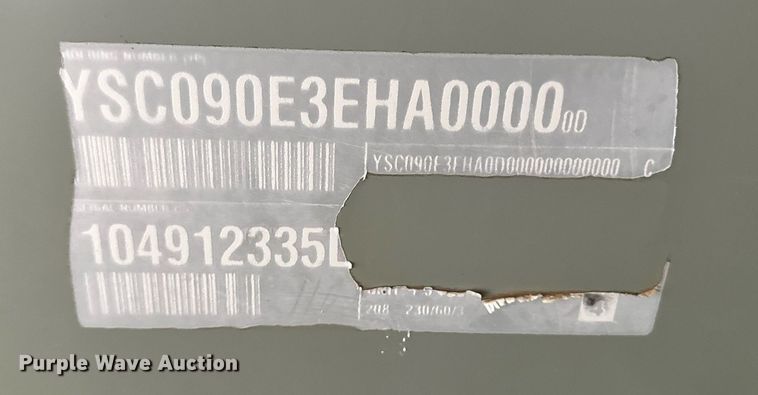 image for item EE7583 Trane YSC090E3EHA0D0 AC unit