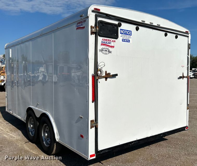 image for item EG0989 2019 American Hauler enclosed cargo trailer