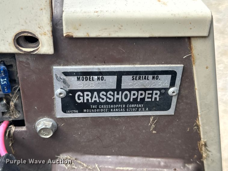 image for item EH7001 2002 Grasshopper 928D ZTR lawn mower