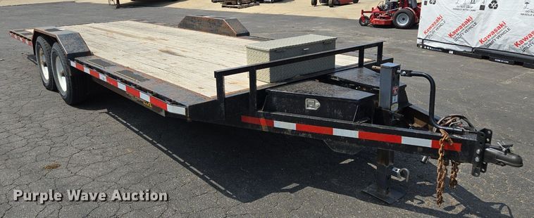 image for item EI8259 2017 H & H Trailers  FD-306 REV A tilt deck equipment trailer