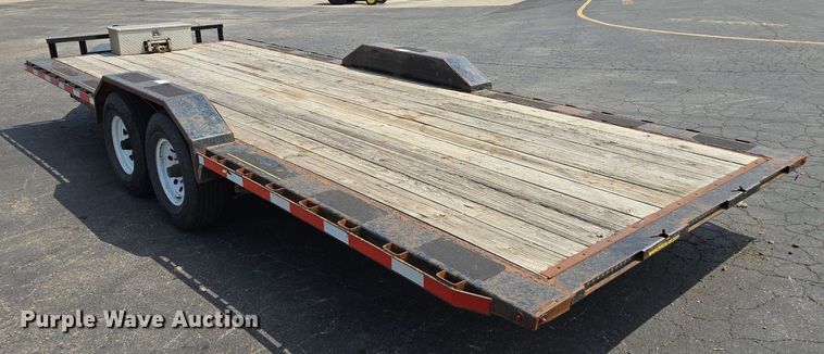 image for item EI8259 2017 H & H Trailers  FD-306 REV A tilt deck equipment trailer