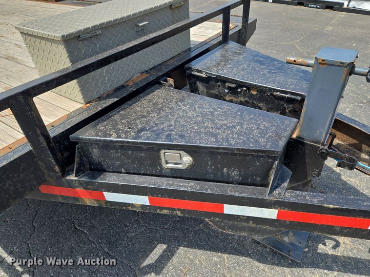 image for item EI8259 2017 H & H Trailers  FD-306 REV A tilt deck equipment trailer