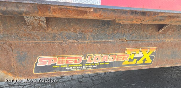 image for item EI8259 2017 H & H Trailers  FD-306 REV A tilt deck equipment trailer