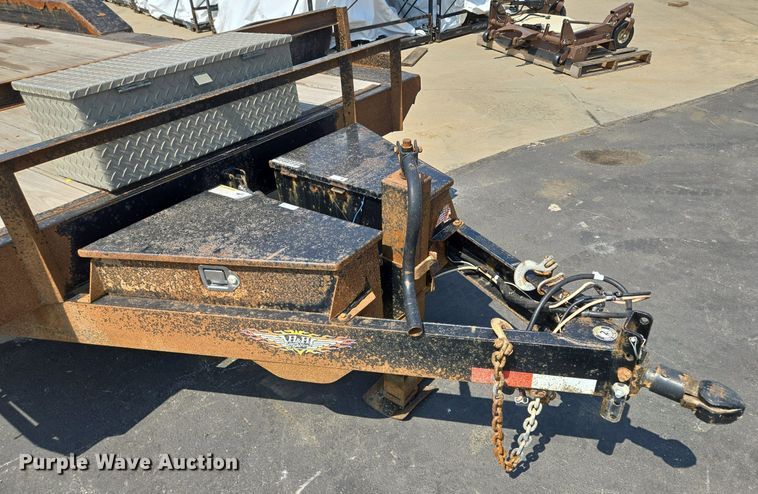 image for item EI8260 2019 H & H Trailers  Speed Loader EX tilt deck equipment trailer