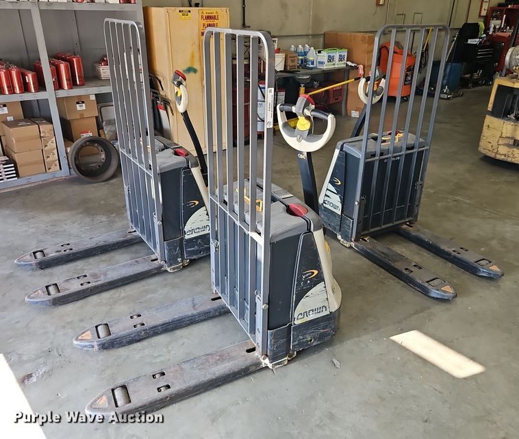 image for item EI8265 (3) Crown WP3035-45 pallet jacks
