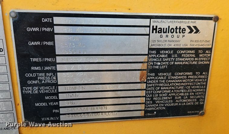 image for item EI8275 2017 Haulotte 45A17 boom lift