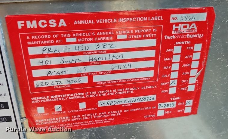 image for item EI8283 2003 Motor Coach D4500 transit bus