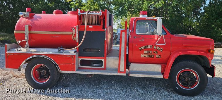 image for item EI8295 1982 GMC  C7000 pumper fire truck